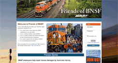Desktop Screenshot of friendsofbnsf.com